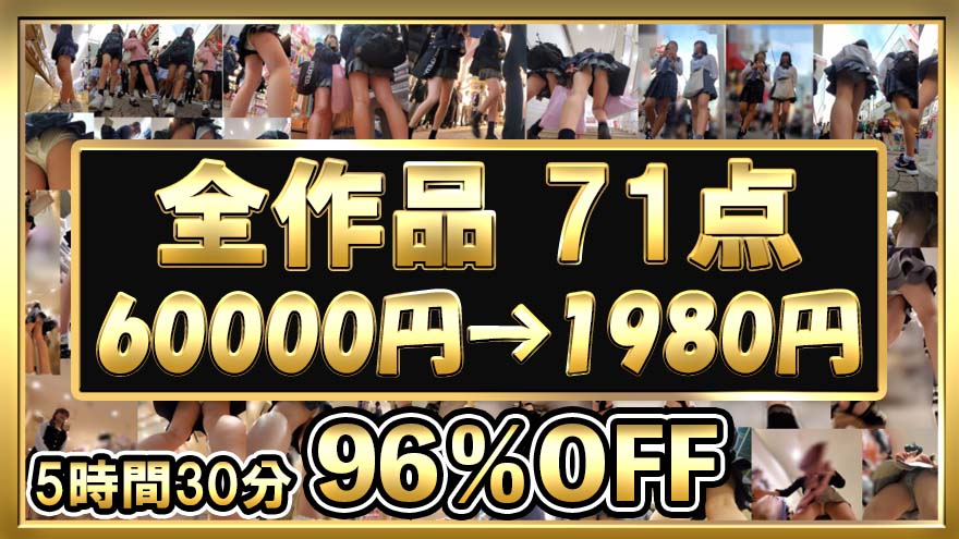 71作品 96％OFF 60000円相当→→1980円